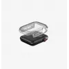 UNIQ Garde -suojakotelo Apple Watch Series 7/8/9 45mm - savunharmaa
