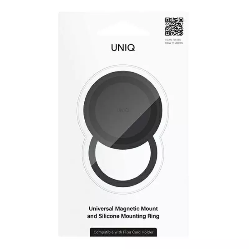 UNIQ Flixa magneettinen jalustakiinnike, Jet Black