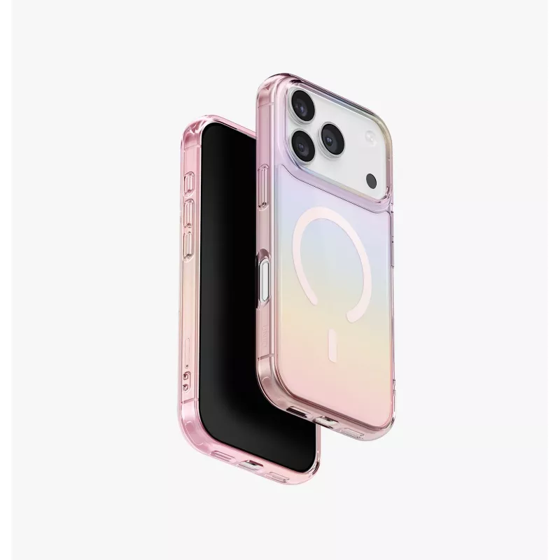 UNIQ Iridescia Magclick -latauskotelo iPhone 17 Pro - Mitternachtsquarz