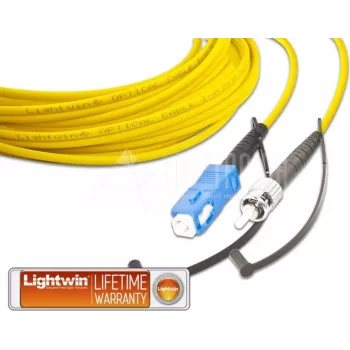 Lightwin LSP-09 SC-ST 3.0 Simplex Singlemode -kuitu-patchkaapeli, SC-ST, OS2, LSOH, 3 m, keltainen