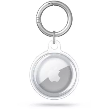 Tech-Protect Icon -kuori Apple AirTagille, läpinäkyvä