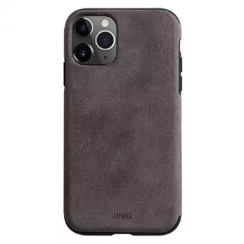 UNIQ Sueve iPhone 11 Pro kotelo nestemäisestä silikonista, Taupe Warm Grey
