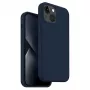 UNIQ Lino Marine Blue kotelo iPhone 14 Plus / 15 Plus 6,7 tuuman