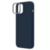 UNIQ Lino Marine Blue kotelo iPhone 14 Plus / 15 Plus 6,7 tuuman