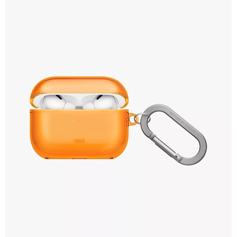 AirPods Pro 3 -kotelo UNIQ Glase, Oranssi