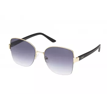 GUESS naisten GF00052-5932B kissansilmä-aurinkolasit, havanna-kehykset, ruskeat liukuvärjätyt linssit, 59 mm