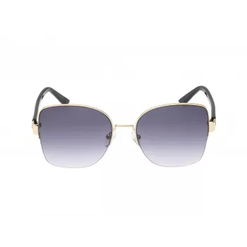 GUESS naisten GF00052-5932B kissansilmä-aurinkolasit, havanna-kehykset, ruskeat liukuvärjätyt linssit, 59 mm