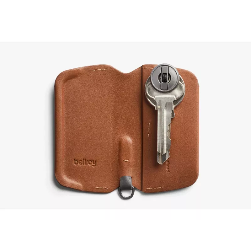Bellroy Key Cover 3rd Edition karamellinahkainen avainjärjestelijä
