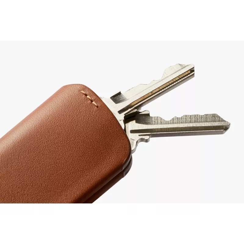 Bellroy Key Cover 3rd Edition karamellinahkainen avainjärjestelijä