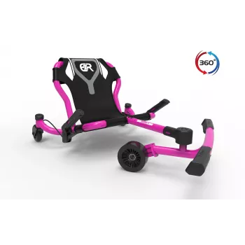 EzyRoller Spinner X Pink 360° kääntyvä ajolelu 4-12-vuotiaille lapsille