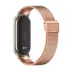 Tech-Protect MilaneseBand ruostumattomasta teräksestä valmistettu ranneke Xiaomi Smart Band 8 -rannekkeelle, ruusukulta