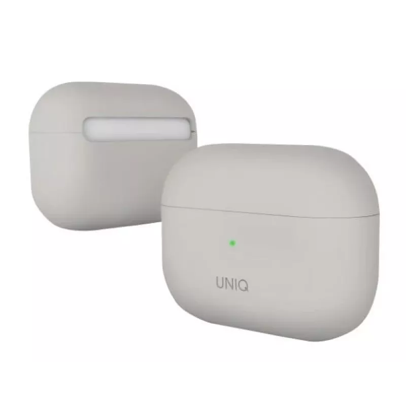 UNIQ Lino -silikonikotelo Apple AirPods Pro -kuulokkeille - beige ivory