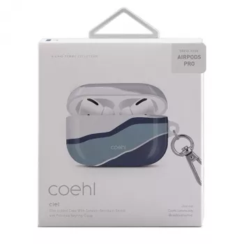 UNIQ Coehl Ciel -suojakotelo AirPods Pro -kuulokkeille - Twilight Blue