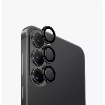 UNIQ Optix -alumiininen kameran linssinsuoja Samsung Galaxy S26 / S26+ -puhelimille - hopea