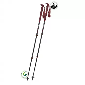 Komperdell Carbon Pro Zero Compact -retkeilysauvat - Malbec
