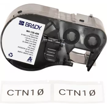 Brady B-427 itselaminoituva vinyylitarrasarja BMP21-PLUS, BMP21-LAB, M210, M211 – 25,4 mm x 19,05 mm, valkoinen/läpinäkyvä, pysyvä akryyli, lämpösiirto (M4-128-499)