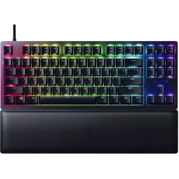 Razer Huntsman V2 Tenkeyless langallinen optinen pelinäppäimistö, Linear Red kytkimet, pohjoismainen asettelu, RGB (RZ03-03940700-R3N1)