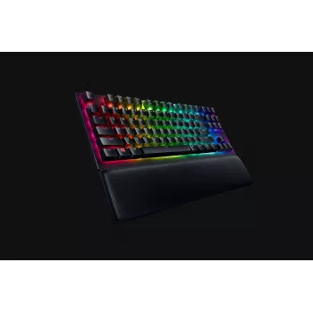 Razer Huntsman V2 Tenkeyless langallinen optinen pelinäppäimistö, Linear Red kytkimet, pohjoismainen asettelu, RGB (RZ03-03940700-R3N1)