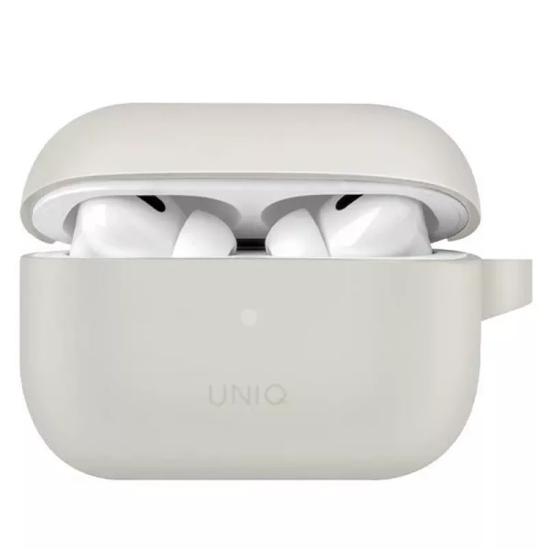UNIQ Vencer silikonikotelo Apple AirPods Pro 2. sukupolvi (2022/2023) - liitukivenharmaa