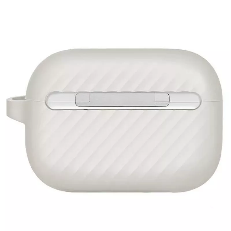 UNIQ Vencer silikonikotelo Apple AirPods Pro 2. sukupolvi (2022/2023) - liitukivenharmaa