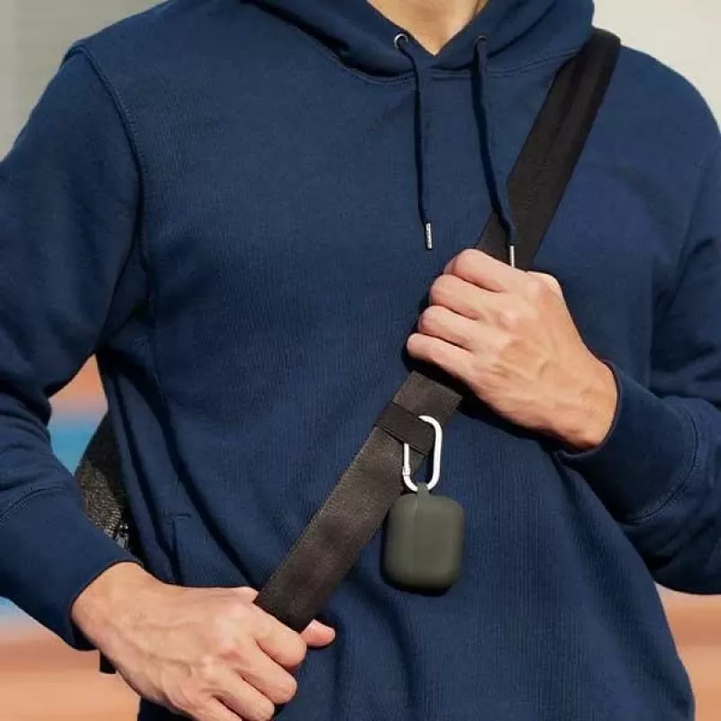 UNIQ Vencer silikonikotelo Apple AirPods Pro 2. sukupolvi (2022/2023) - liitukivenharmaa