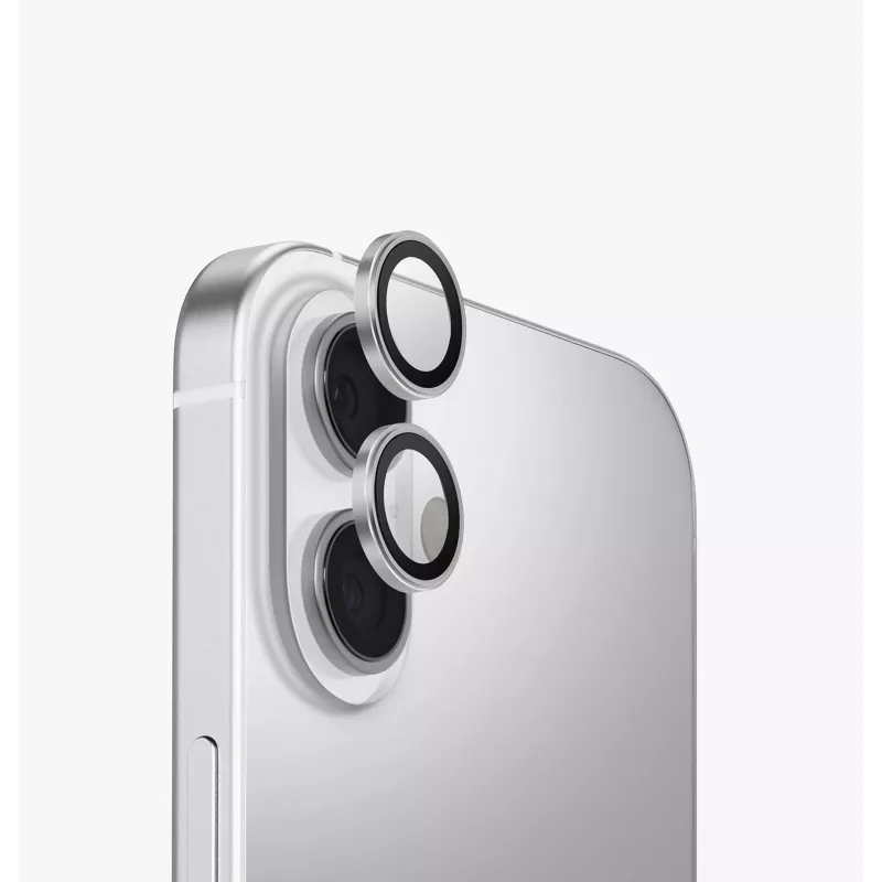 UNIQ Optix alumiininen kameraobjektiivinsuoja iPhone 17 asennustyökalulla vihreä