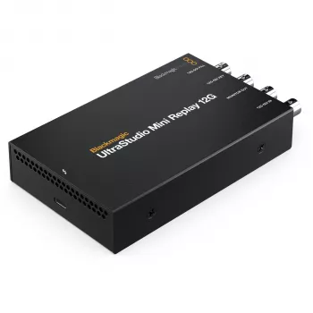 Blackmagic Design UltraStudio Mini Replay 12G – Thunderbolt 3 -kaappaus ja toisto, 12G-SDI, HDMI 2.0, 4Kp60, HDR, väylävirralla toimiva