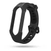 Tech-Protect Armour TPU-kumiranneke Xiaomi Mi Band 7 -rannekkeelle, musta