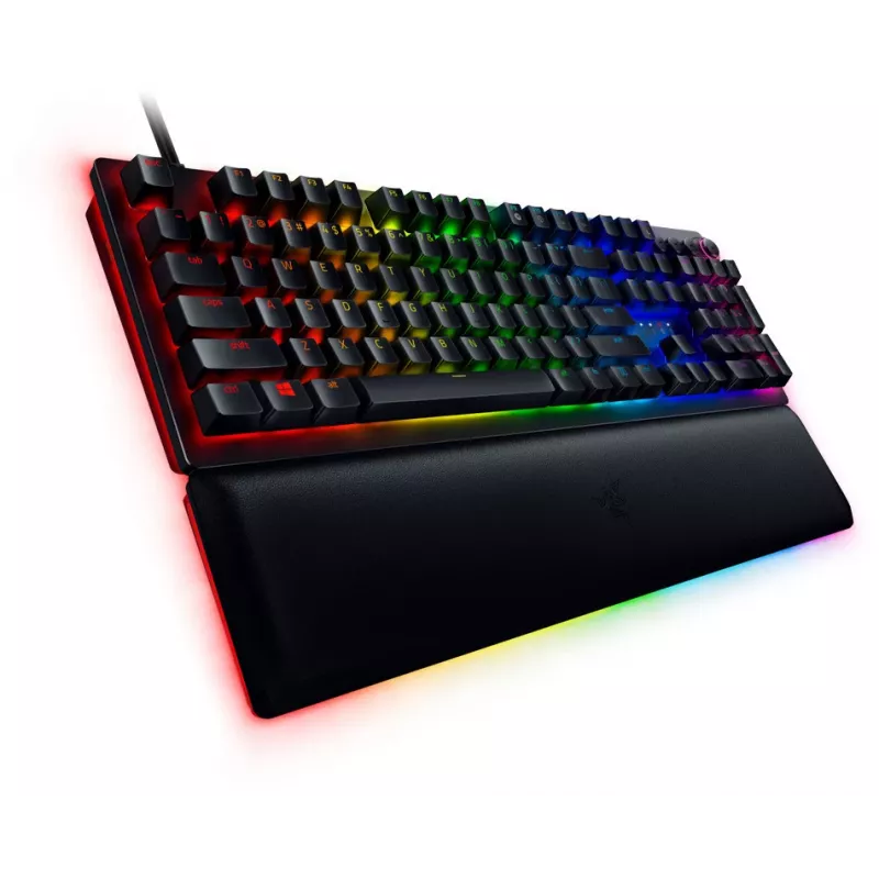 Razer Huntsman V2 langallinen pelinäppäimistö, Analog Optical -kytkimet, US-asettelu, RGB, musta (RZ03-03610100-R3M1)
