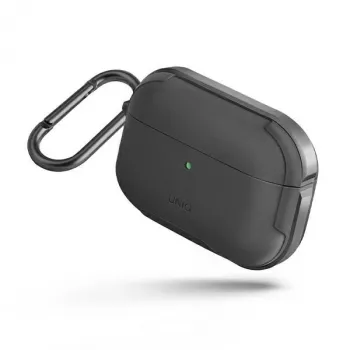 UNIQ Valencia antibakteerinen kotelo AirPods Pro -kuulokkeille – Gunmetal harmaa