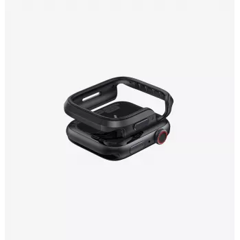 Apple Watch 46 mm -kotelo UNIQ Valencia, Midnight Black Uni001443