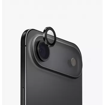 Apple iPhone Air -kameran linssinsuoja UNIQ Optix alumiini asennusapuvälineellä, Musta