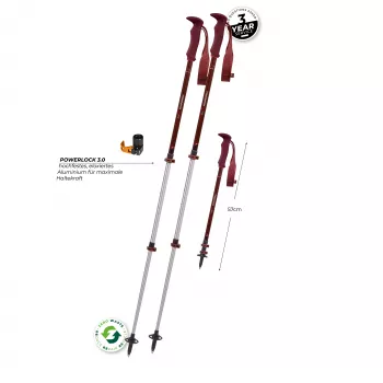 Komperdell Trailmaster Zero Compact vaellussauvat - Malbec