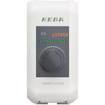 KEBA KeContact P30 x-series 22 kW Type-2-pistorasia RFID-latausasema sähköautoille (125100)