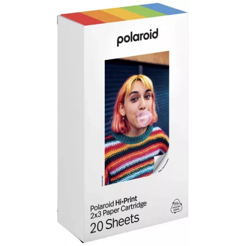 Polaroid Hi-Print 2x3 paperikasetti, 20 arkkia (6355)