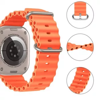 TECH-PROTECT IconBand Pro Apple Watch -ranneke 42/44/45/49mm oranssi