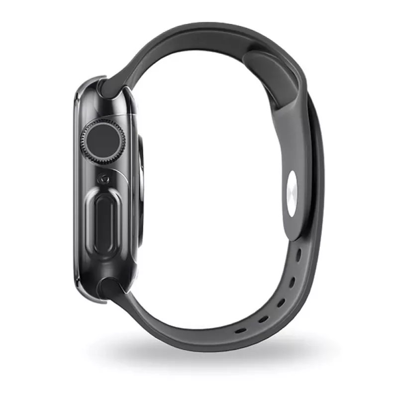 UNIQ Garde -kotelo Apple Watch 44 mm (sarja 4/5/6/SE/SE2/SE3), savunharmaa