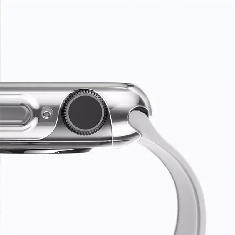 UNIQ Garde -kotelo Apple Watch 44 mm (sarja 4/5/6/SE/SE2/SE3), savunharmaa