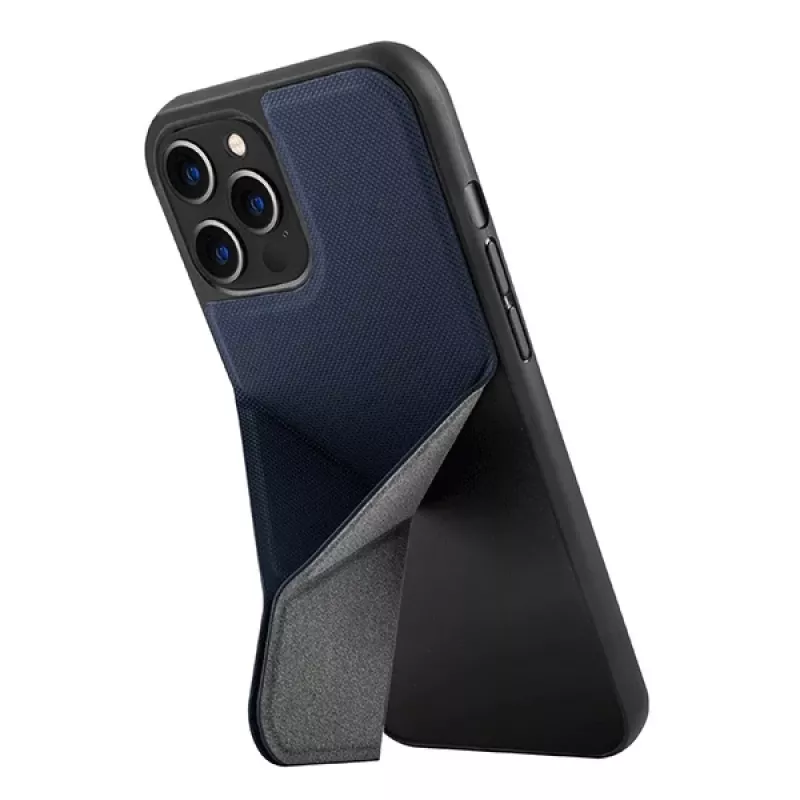 UNIQ Transforma Folio -kotelo iPhone 12 Pro Max - sähkönsininen