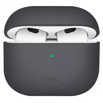 UNIQ Lino -silikonikotelo AirPods 3. sukupolvi, tuhkanharmaa