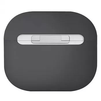UNIQ Lino -silikonikotelo AirPods 3. sukupolvi, tuhkanharmaa