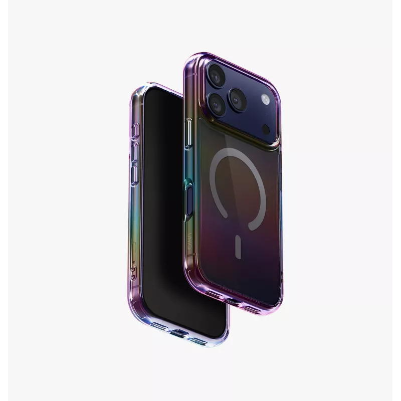 UNIQ Iridescia Magclick -latauskotelo iPhone 17 Pro - Holo Quartz