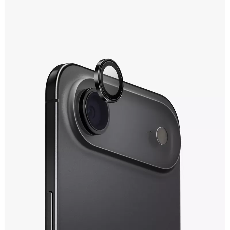 Apple iPhone Air -kameran linssinsuoja UNIQ Optix alumiini asennusapuvälineellä, Hopea