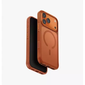 UNIQ Veren MagClick -latauskotelo iPhone 17 Pro Max, oranssi