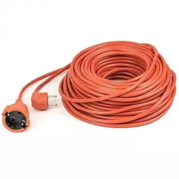 POWER PLANT, LLC 40m raskaan käytön jatkojohto 1 sukopistorasialla, 3x2,5mm² kumikaapeli, IP44, 16A, 230V, musta