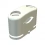 OBO BETTERMANN 3081 LGR SOM-kiinnike kaapelipuristin 15-25mm polystyreeni vaaleanharmaa RAL 7035