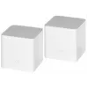 Tenda MX3 (2 kpl:n pakkaus) AX1500 koko kodin Mesh-WLAN-6-järjestelmä, dualband, 2 Gigabit-porttia per yksikkö, valkoinen