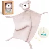 Momcozy puuvillainen halipupu pehmolelu vauvoille, pinkki