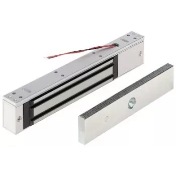 GENWAY sähkömagneettinen ovenavaaja ZE-280-2, 280 kg pitovoima, pinta-asennus, Fail-Safe, 12/24V DC