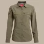 Craghoppers naisten NosiLife Adventure pitkähihainen paita III - Wild Olive - XL